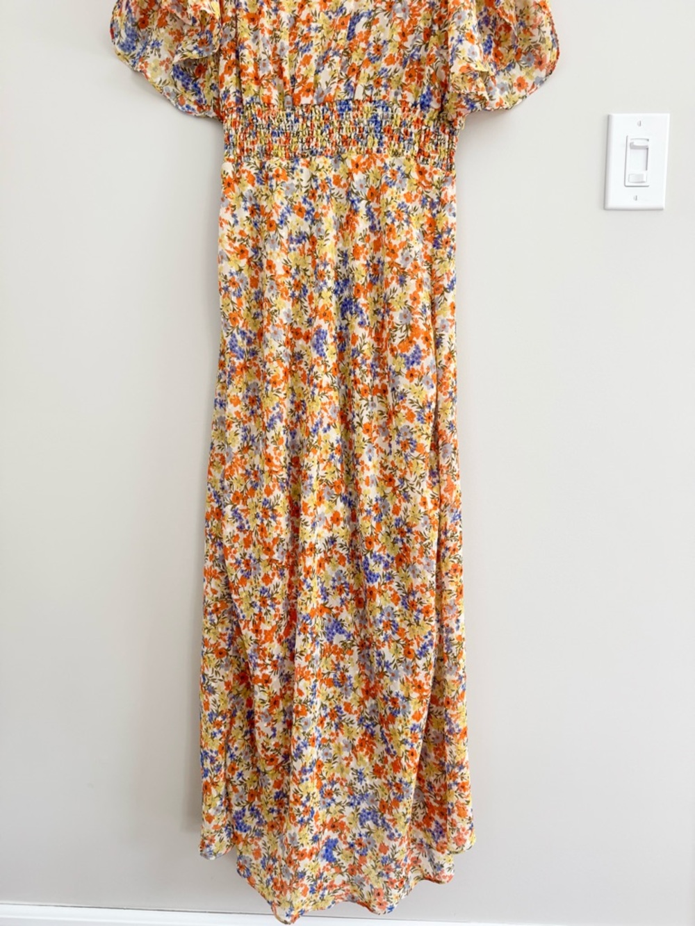 ASTR The Label Sophronia Floral Maxi Dress - Flutter Sleeve Garden Party M - Picture 13 of 16
